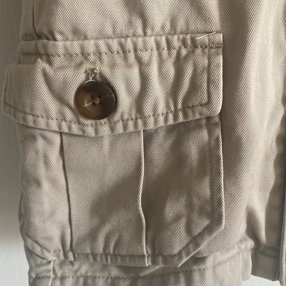 Childrens Place Khaki Hooded Unlined Jacket - Picture 4 of 8